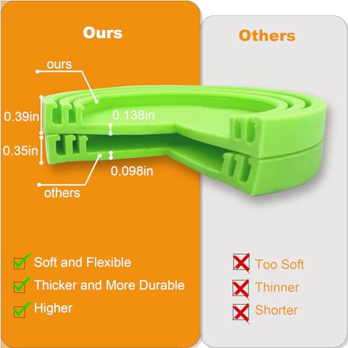 Yobbai 9 Pack Silicone Pet Food Can Lids, Universal Dog & Cat Food Covers, Fits 3 to 13.2 oz Cans, Airtight, BPA-Free, Dishwasher Safe, Reusable