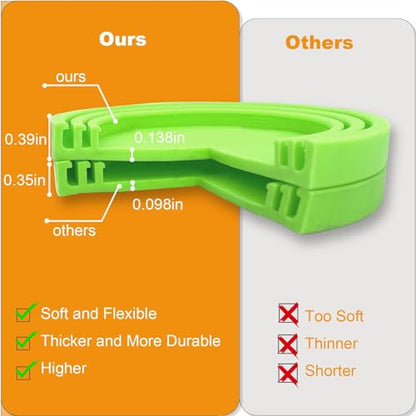 Yobbai 9 Pack Silicone Pet Food Can Lids, Universal Dog & Cat Food Covers, Fits 3 to 13.2 oz Cans, Airtight, BPA-Free, Dishwasher Safe, Reusable