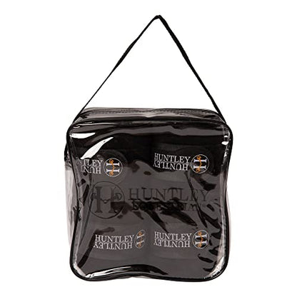 Huntley Equestrian Polo Wraps for Horses Protective Leg Support Bandage, Training, Exercising & Turnout - Pack of 4 - Black - color: Black