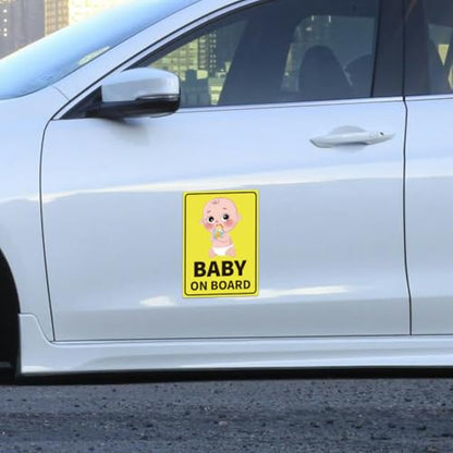 WADORN 10Pcs Infant on Board Sticker, New Born Safety Warning Sign Removable Safety Sticker Notice Board Waterproof Infant in Car Vinyl Decals for Car Rear Side Windows Bumpers 7.08x5.12 Inch - style: Infant On Board