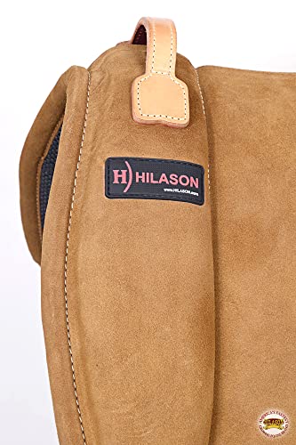 HILASON Horse Bareback Saddle Pad Tan 24 X 36 in