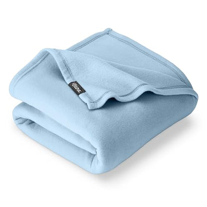 Bare Home Polar Fleece Blanket (Throw, Light Blue) - color: 08 - Light Blue, size: Throw