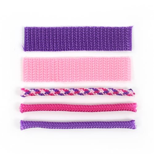 kullaloo DIY Hobby Horse Halter Kit ✦ Make Stick Horse Head Collars, Rope Halters & Reins ✦ Includes Digital Instructions (PDF) ✦ Purple/Pink - color: Halter purple / pink