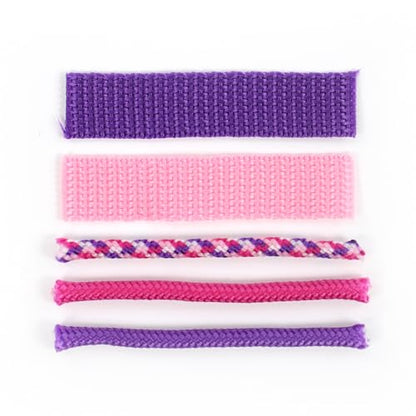 kullaloo DIY Hobby Horse Halter Kit ✦ Make Stick Horse Head Collars, Rope Halters & Reins ✦ Includes Digital Instructions (PDF) ✦ Purple/Pink - color: Halter purple / pink