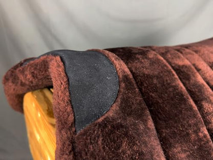 HILASON Western Endurance All Purpose Horse Fleece Saddle Pad - color: Brown