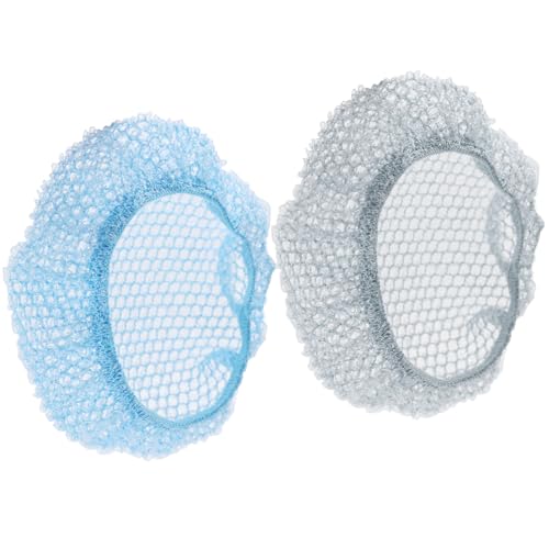 BEAUTAIL Scrub Net 2 Pack, Bath & Shower Body Scrubber Net | for Rich Foam and Effective Exfoliation, Fits All BEAUTAIL Silicone Body Scrubber, Blue + Gray - color: Net-blue+gray 2 Pcs