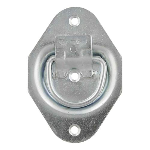 CURT 83601 1-3/8 x 1-7/8-Inch Recessed Trailer Rope Ring Tie Down Anchor, 1,200 lbs Capacity - size: 1 Count (Pack of 1)