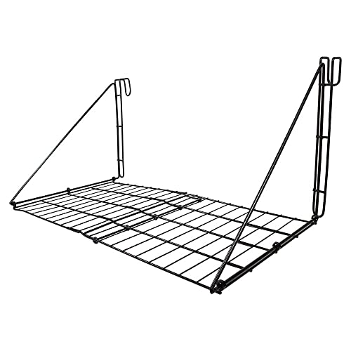 Easy-Up Portable Hanging Shelf for Horse Show | Heavy Duty Steel Mesh | Folds for Easy Transport | Size 36L x 18D