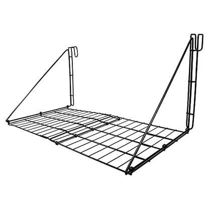 Easy-Up Portable Hanging Shelf for Horse Show | Heavy Duty Steel Mesh | Folds for Easy Transport | Size 36L x 18D