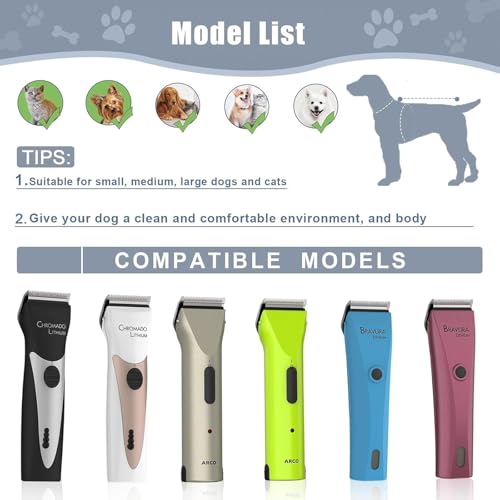 1PCS Adjustable 5 in 1 Replacement Blades Compatible with Wahl 5 in1 Clipper Bravura, Chromado, Creativa, Figura, Motion, Supergroom Dog Grooming Clippers (Black) - color: (BLACK-1