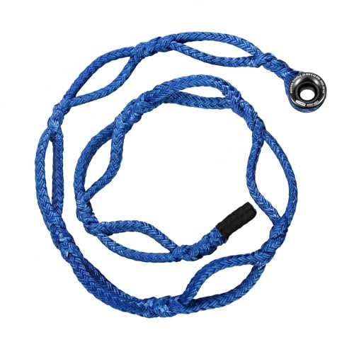 Pelican Rope Arborist Sling, USA Made 5/8" Adjustable Rigging Block Sling with Aluminum Ring - Single-Head, 14,800 LBS MBS / 1,480 LBS WLL, 12 Strand Green Polyester, Tree Climbing Gear, 7 FT - style: Single-head | 5/8" – 7 Ft