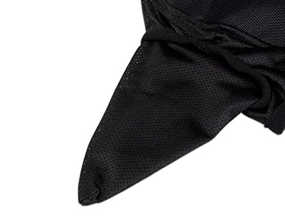ECP Equine Comfort Products Horse Fly Mask with Ears, UV Protection, Bug Shield, Adjustable Strap, Breathable Micro Mesh, Reinforced Eye Darts, Lightweight Fit, Black - color: Black