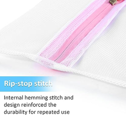 Mesh Laundry Bags for Delicates with Zipper, Travel Storage Organize Bag | Mesh Laundry Bags for Delicates with Zipper, Travel Storage Organize for Laundry, Blouse, Bra, Stocking, Lingerie