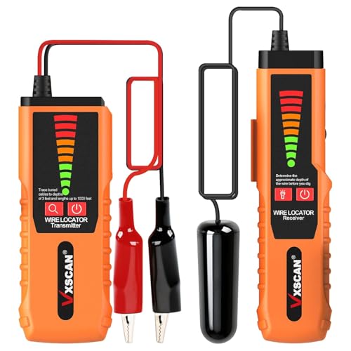 F04 Underground Cable Locator, Breaks, Irrigation & Fence Cables - color: Orange