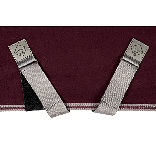 LeMieux Arika Jersey-Tek Fleece - Cooling- Blanket - Burgundy -78" - color: Burgundy, size: 78"