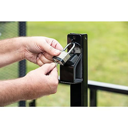 Buyers Products LT21 3-Position Trimmer Rack, Lockable, Black Steel - style: 3-Position