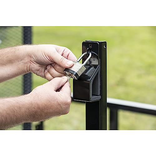 Buyers Products LT21 3-Position Trimmer Rack, Lockable, Black Steel - style: 3-Position