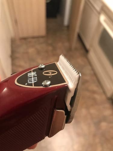 4pcs Oster Fast Feed Clipper Ceramic Blade - Pet Dog Cat Grooming Clipper Replacement Blades, for A5 Trimmer Series, for Andis 18 Teeth Detachable Ceramic Blade Part, for Wahl KM2 KM5 KM10