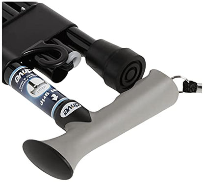 Drive Medical Walking Stick with Gel Grip Handle, Black