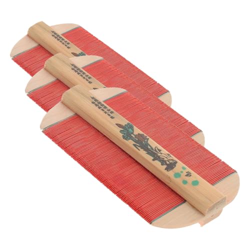 IMIKEYA Suyod Hair Comb from The Philippines - Double-Sided Comb for Removal Fine Tooth Design for and Nit Treatment at Home or Travel (Pack of 3) - size: M (Pack of 3)