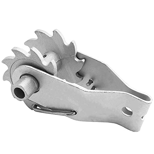 TAODAN 1PC Inline Wire Tensioner, Steel Clip Lock Wire Ratchet Tensioner, Electric Fence Strainer
