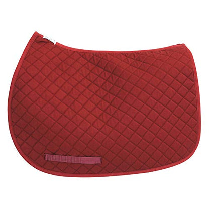 TuffRider Basic All Purpose Horse Riding Saddle Pad - color: Burgundy