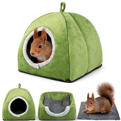 Squirrel Hideout Nest, Washable Bed & Hideaway House