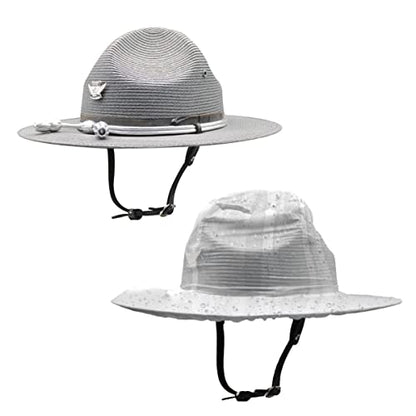 Phillips Brush Reusable Rain Cap Protective Hat Cover & Carrying Bag - color: Clear, size: Medium
