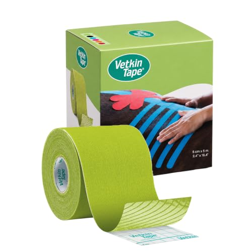 VetkinTape Canine & Equine Kinesiology Tape | Veterinary Tape 2.4" - color: Lime