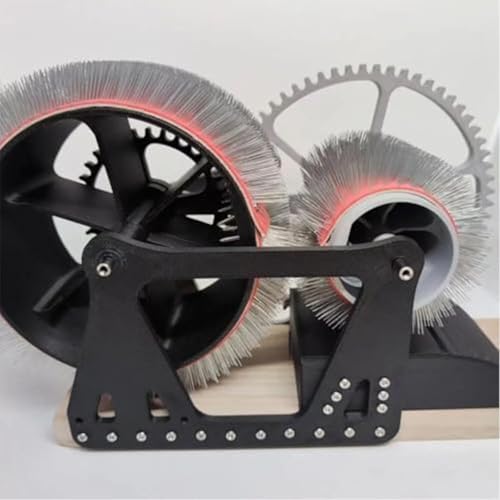 Wool Carding Machine, Manual Wool Fiber Drum Combing Wheel for DIY Fiber Prep, Sheep Fleece Drum Carder, Fast Color Mixing, Combing, Spinning, for DIY Craft Make Felt Animals