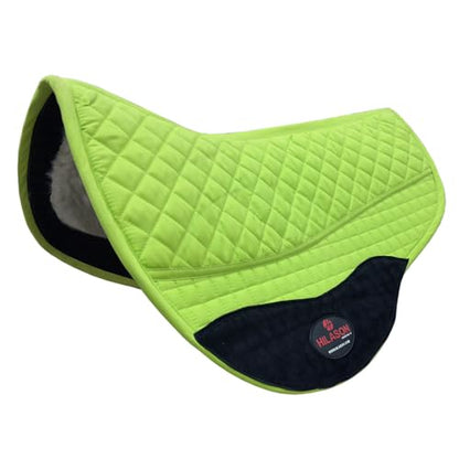 HILASON Western All Purpose Horse English Saddle Pad | All-Purpose - color: Lime Green
