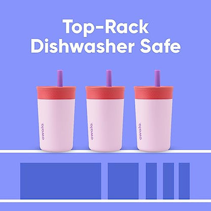 Owala Tumbler Kids Stainless Steel Water Bottle 12 oz Picnic - color: Picnic, size: 12 Ounces