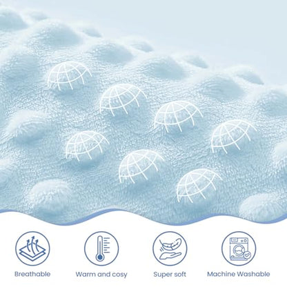 SANDJEST Outer Space Minky Blanket 30 x 40 Inches, Gift for Christmas Birthday - color: Outer Space