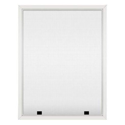 Assembled Custom Size Window Screens (White) - color: White