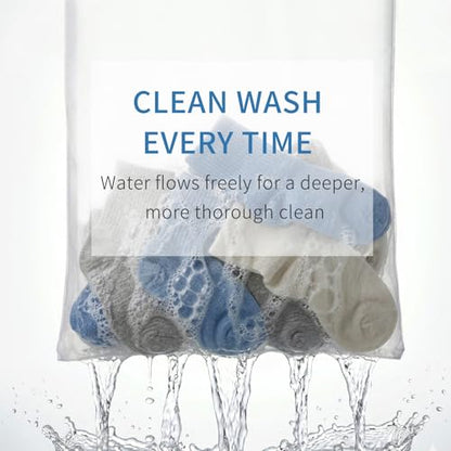 Muchfun 4Pcs Durable Fine Mesh Laundry Bags for Delicates 24 x 24 Inches | (4 XX-Large) - size: 4 XX-Large