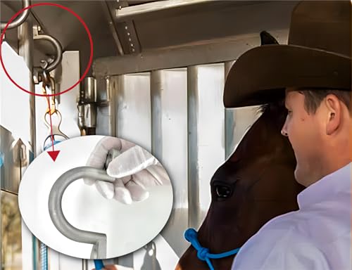 Replace Trailer Tie Loop 2" I.D. Aluminum Bolt-On Lashing Rope Tie Down Ring Horse (4 Pack)