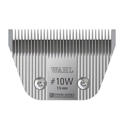 Wahl Pro Animal Wide Prime Series Blades - Professional Fine Tooth Pet Clipper for Horse, Cat & Dog Grooming - Made from High-Carbon Steel - #10W, 1.5mm - size: #10W