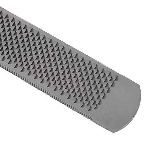 8 Inch Farrier Rasp File with Rubber Handle, Mini Horseshoe File Carbon Steel Farrier File Tool for Horses, Pig Hoof File, Goat Rasp,