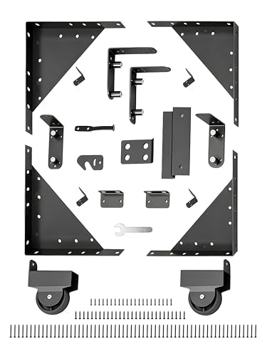 Sliding Gate Kit,Heavy Duty Gate Hardware with Wheel, Anti Sag Fence