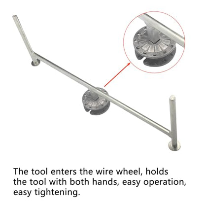 Electric Fence Wire Strainer Handle, Wire Tightener Handle for Farm - style: Fence Tightener