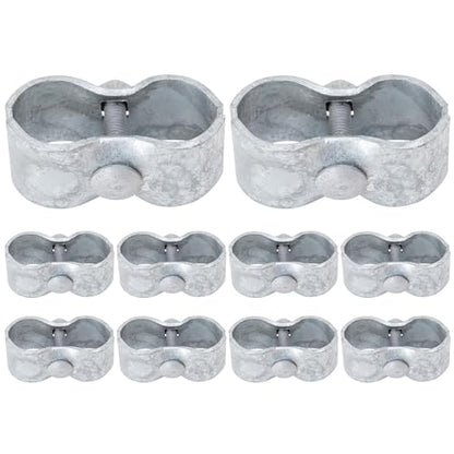 VIVIDA 1-3/8" Dog Kennel Clamps 10-Pack, Chain Link Fence Panel Clamps - size: ‎1-3/8" (10 PCS)