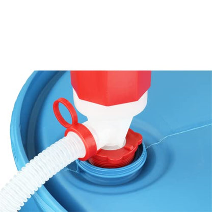 Zeeline By Milton ZE369W, Siphon Drum Pump, Manual Siphon pump with flexible 48” hose,7 Gallons Per Minute, Transfer Liquids from 55Gallon Drums or Smaller, Def Drum Pump,(Polyethylene/Polypropylene)