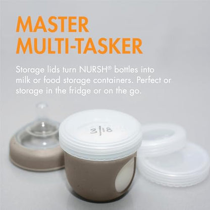 Boon Nursh Baby Bottle Gift Set with Mod Bottle Brush Set