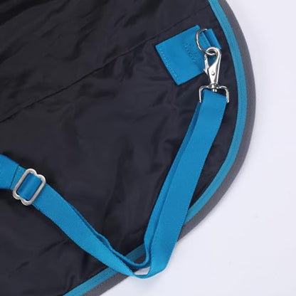1200D Mini Horse/Pony Blanket 0g No-Fill Waterproof Turnout Sheet - color: Turquoise, size: 36"