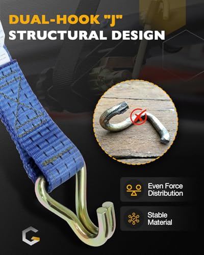 Ladder Rack Straps, Rack Ratchet Straps, Truck/Lumber/Pipe/Roof Rack Straps - color: Blue (2 pcs), size: Black Round Tube