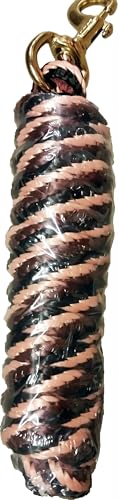 Hamilton 5/8" x 10' Poly Horse Lead Rope with Bolt Snap, Black - color: Black