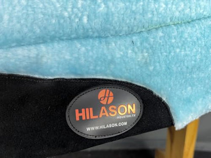 HILASON Western Endurance All Purpose Horse Fleece Saddle Pad - color: Turquoise