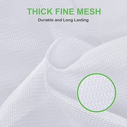 OTraki Large Mesh Washing Bag 43 x 35 Inch XXL Mesh Laundry Bag, Blue - size: 43 x 35 inch