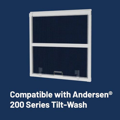 Custom Replacement Window Screen Compatible with Andersen® Windows – Fits 400 Series Narroline®, 200 Series Tilt-Wash & 400 Series Casement Models