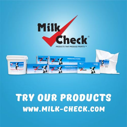 Milk Check - Premium Milk Filter Sock 3" x 23 3/8" [CASE – 800 Filters] - style: 3 x 23 3/8